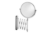 Sminkespeil - UNIQ Wall Scissor Arm Mirror with 5x Magnification Silver - 6264