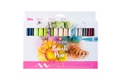 Kreative leker - Bruynzeel Ecoline Brush Pen Set Additional 30 Colors - 11509026