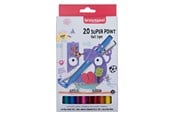 Kreative leker - Bruynzeel Kids Super Point Felt-Tip Pens Set 20 Colors - 60124120