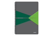 Blokker & Notisbøker - Leitz Office Notebook A4 ruled wirebound with cardboard cover green - 46481055