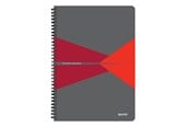 Blokker & Notisbøker - Leitz Office Notebook A4 ruled wirebound with cardboard cover red - 46481025