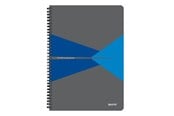 Blokker & Notisbøker - Leitz Office Notebook A4 squared wirebound with PP cover blue - 44951035
