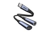 Diverse kabel - Joyroom 2-in-1 Audio Adapter SY-C02 – USB-C to 3.5mm + USB-C - SY-C02