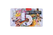 Kreative leker - Bruynzeel Drawing and Coloring Set Creative Artists Tin 60 Pcs - 60312907