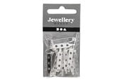 Arts & Crafts - Tilbehør - Creativ Company - Brooch pin Silver plated 25mm 10 pcs. - 600720