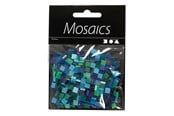 Arts & Crafts - Tilbehør - Creativ Company - Mini Mosaic Blue/Green 5x5mm 25 grams - 51929