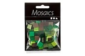 Arts & Crafts - Tilbehør - Creativ Company - Mini Mosaic Green Glitter 10x10mm 25 grams - 51925