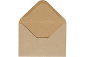 Konvolutt - Creativ Company - Envelope Beige 11.5x15cm 10 pcs. - 217016