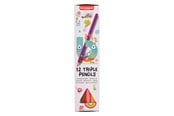 Kreative leker - Bruynzeel Triple Coloured Pencils Set 12 - 60518012