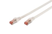 Nettverkskabel - DIGITUS CAT 6 S-FTP Patch Cord - 1m - Hvit - 1meter - DK-1644-010/WH