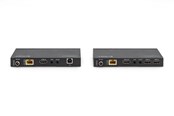 Repeater, forsterkere, bridges og transceivere - DIGITUS 4K HDBaseT 2.0 HDMI KVM Extender Set - 150 m - DS-55526