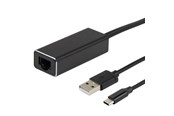 USB - Deltaco Ethernet Adapter Casting Device - 1 m - USBC-CAST-ETH
