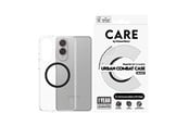 Mobil - Deksel og etui - CARE by PanzerGlass Flagship Case Transparent Urban Combat w. Black Qi Compatible Samsung S25 Edge - CR68931