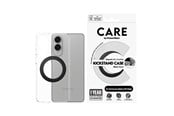 Mobil - Deksel og etui - CARE by PanzerGlass Feature Case Transparent w. Black Kickstand & Qi Compatible Samsung S25 Edge - CR43380