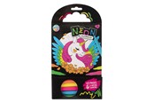 Kreative leker - Creative Craft Group Unicorn Coloring Book with 5 Neon Markers 40 Sheets - 150137