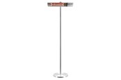 Terrassevarmer - HORTUS Patio heater floor model GT 500/1000/1500W silver incl. remote control - 211-411
