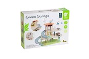 Treleker - Classic World Wooden Sustainable Garage with Accessories 19pcs. - 50615
