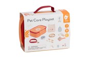 Treleker - Classic World Wooden Animal Care Playset in Bag 16pcs. - 50609