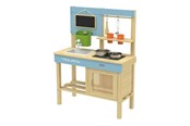 Rollelek - Classic World Wooden Outdoor Play Kitchen with Accessories 7pcs. - 50619