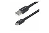 USB - StarTech.com 4m (13ft) USB-A to USB-C Charging Cable Charger Cord M/M - USB-C cable - USB to 24 pin USB-C - 4 m - USB2AC4MBKE