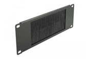 Tilbehør - DeLOCK Cable Management Brush Strip 10" 2U Black - 66481