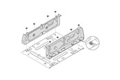Kabinett tilbehør (kjølepasta mv.) - Lenovo - server mounting bracket (horizontal / vertical) - 4XF7A86295