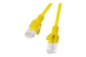 Nettverkskabel - Lanberg patch cable - 50 cm - RAL 1016 yellow - Gul - 0.5m - PCU5-20CC-0050-Y