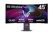 Skjerm - 45" LG UltraGear 45GX90SA-B - 3440x1440 (UWQHD) - 240Hz - OLED - 65W USB-C - 45GX90SA-B.AEU
