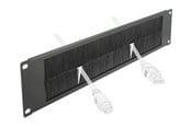 Tilbehør - DeLOCK Cable Management Brush Strip - 66482