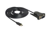 Parallell/seriell kabel - DeLOCK Serial Adapter - USB-C to DB-9 - 1.8 m - 62964