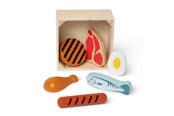Treleker - Melissa & Doug Wooden Toy Play Food - Protein - 95208