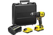Skru/Bormaskin - Stanley SFMCD710D2K-QW 18V Cordless Drill Driver Set - SFMCD710D2K-QW