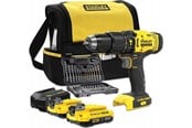 Skru/Bormaskin - Stanley SFMCD711DSA-QW 18V Cordless Drill Driver 2 x 2Ah Battery - 5035048733226