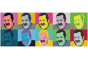 Musematte & Tilbehør - Evensteven DESKMAT LOLPOP - 33057