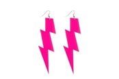 Kostymer - Boland - Earrings Flash Neon Pink - 64469