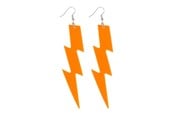 Kostymer - Boland - Earrings Flash Neon Orange - 64433