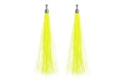 Kostymer - Boland - Earrings Festival Neon Yellow 20cm - 64431
