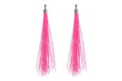 Kostymer - Boland - Earrings Festival Neon Pink 20cm - 64430