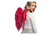 Kostymer - Boland - Angel Wings Foldable Red 50 x 50 cm - 52822