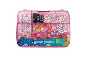 Arts & Crafts - Tilbehør - Clementoni - Crazy Chic Jewelry Making Beads Set in Storage Box Pink - 18892