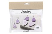Arts & Crafts - Tilbehør - Creativ Company - Mini Hobbyset Jewelry Earrings Purple - 977676