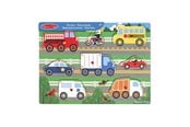 Babyleker - Melissa & Doug Wooden Peg Puzzle Vehicles - 19051