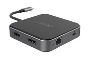 Dokkingstasjon - Acer 7-In-1 - docking station - USB-C - HDMI DP - 10Mb LAN - HP.DSCAB.013