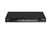 Switch/splitter - Edimax Pro IGS-5428PLC - switch - industrial Surveillance VLAN PoE+ Web Smart - 28 ports - smart - rack-mountable - IGS-5428PLC