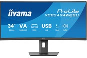 Skjerm - 34" iiyama XCB3494WQSU-B1 - 3440x1440 (UWQHD) - 120Hz - VA - XCB3494WQSU-B1