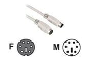 Skjermkabel - Hama keyboard / mouse extension cable - 2 m - 42167