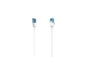 Nettverkskabel - Hama Network Cable Cat6A 10Gbit/S U/Utp Flat White 15m - Hvit - 15m - 00200687