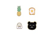 Mobil - Andre tilbehør - ONSALA Charms Pimp Your Phone Metal and Plastic 4pcs - 577212