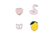 Mobil - Andre tilbehør - ONSALA Charms Pimp Your Phone Metal and Plastic 4pcs - 577221