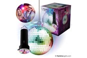 Musikk - Party Funlight Rotating Mirror Ball with LED - 605209